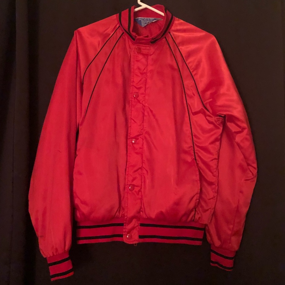 Red Bomber Jacket